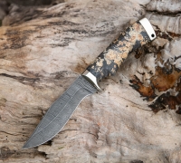 Нож Охотничий из дамасской стали купить на сайте koval-knife.shop